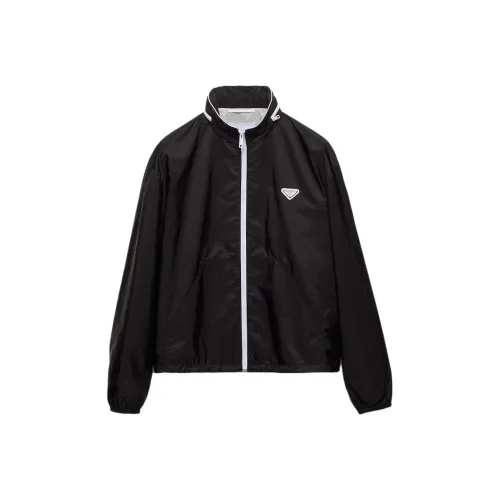 PRADA RE Нейлон SS25 Куртки и Пальто Мужской Черный