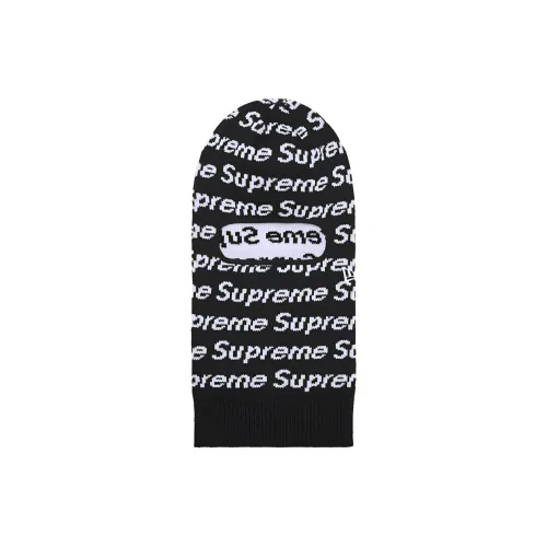 Supreme x New Era Акриловые Шапки и Кепки Унисекс Черные