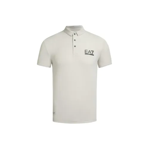 EMPORIO ARMANI EA7 SS24 Поло Мужское Абрикос