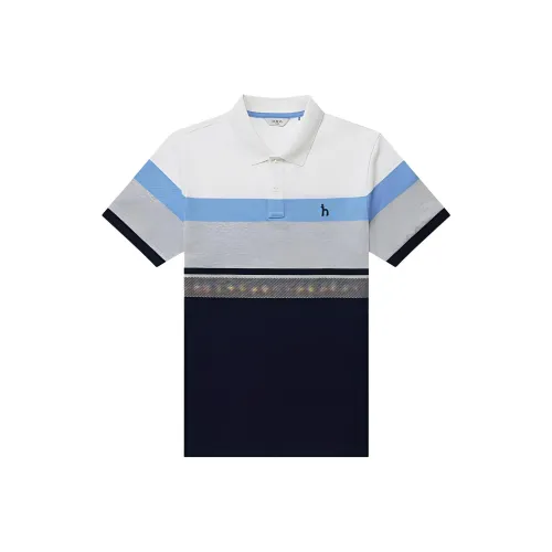 HAZZYS Поло Мужское Темно-синий