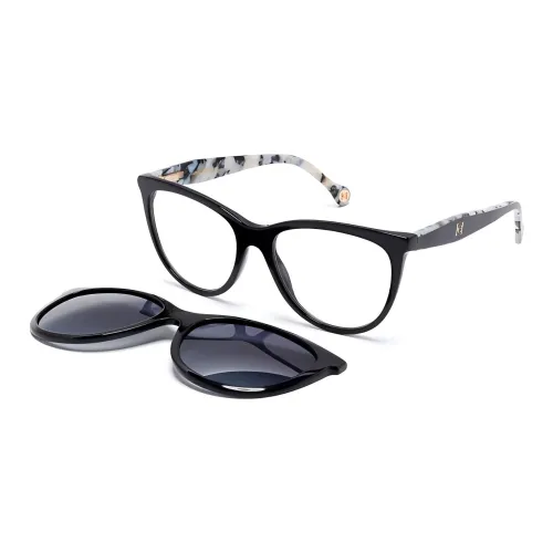 CarolinaHerrera Ацетатные солнцезащитные очки "Кошачий глаз" женские черные