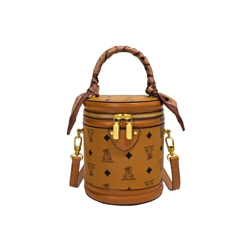 Bywhich ПУ (полиуретан) ведрообразная сумка сумка через плечо женская коричневая