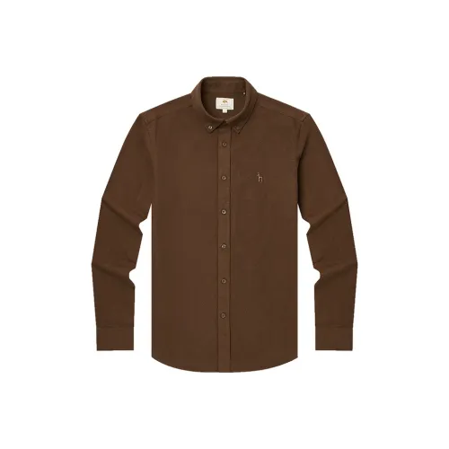 HAZZYS Длинный рукав мужская рубашка