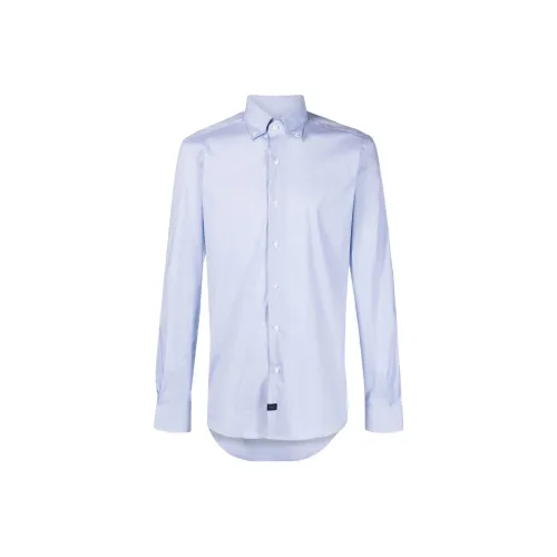 Fay Синий Мужская Рубашка