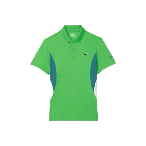 LACOSTE x DEYUEKEWEIQI LIANMINGKUAN Поло Мужское Chestnut Green