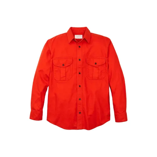 Filson Red Men's Shirts Filson Красный Мужские Рубашки