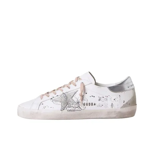 Golden Goose Супер Звезда Скейтборд Кроссовки Низкие Белые Мужские