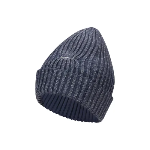 NIKE Шапки-бини с молнией, синие, унисекс