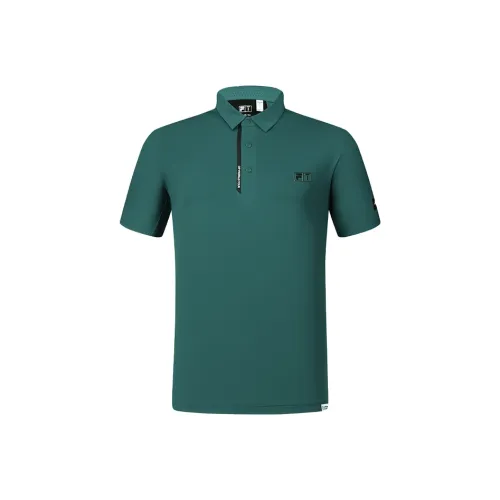 FILA Темное Железо Зеленое Мужское Поло
