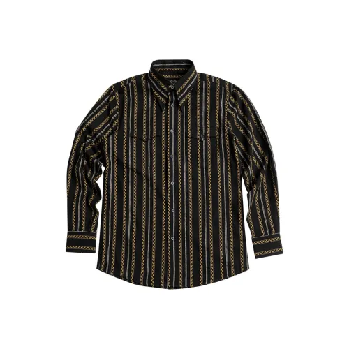 SOARIN YUPPIE Рубашка Стандарт Мужская Черные Полосы