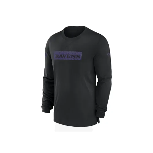 nike NFLDri Форма FW24 Sideline Игрок Team Issue Толстовка Мужская Черная