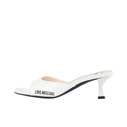 LOVE MOSCHINO Слипоны 5,5 см Женские Белые