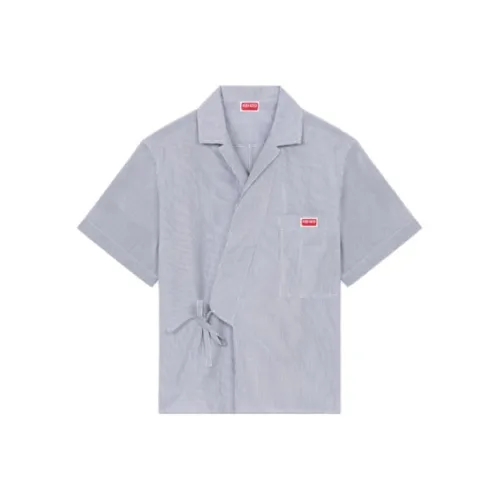 KENZO Midnight Blue Мужские Рубашки