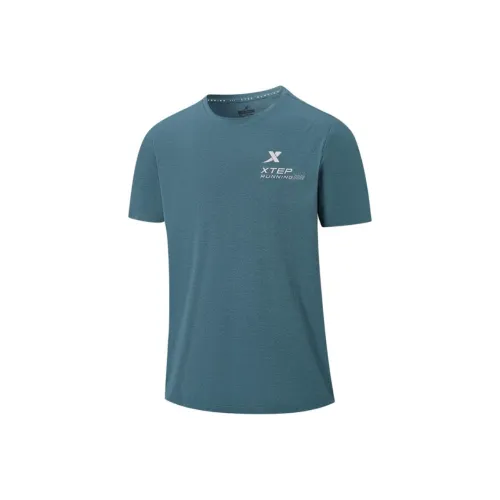 XTEP Звезда Синий Мужская T-Рубашка