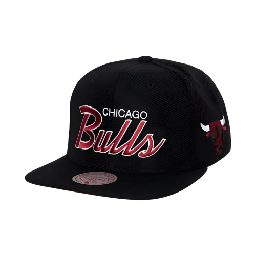 MITCHELL NESS Полиэстер Кепки Унисекс Черный