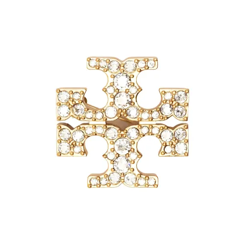 TORY BURCH Стекло Броши Женские Золото