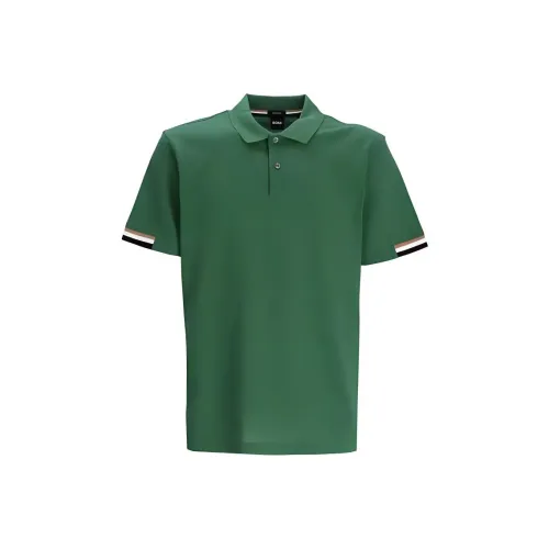 Hugo Boss Поло Мужское Зеленое