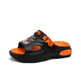 Чёрный и оранжевый