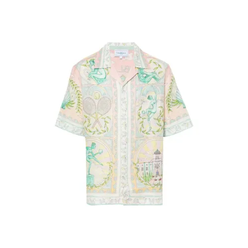 CASABLANCA Рубашка Мужская Светло-Розовая