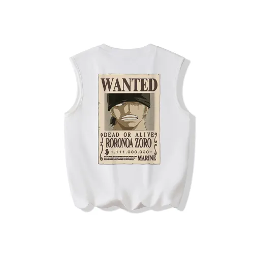 ONE PIECE Fashion Casual Майка Мужская Однотонная Базовая