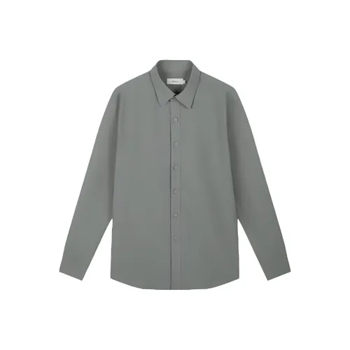 ZIOZIA Зеленый Мужские Рубашки