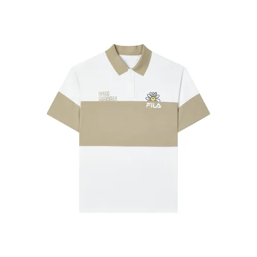 FILA ORIGINALE Cloud White Мужская Рубашка Поло