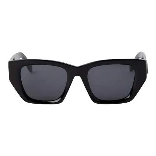 PALM ANGELS Ацетат Нерегулярная форма Солнцезащитные очки Унисекс Черный