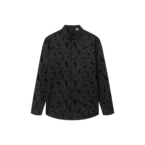 23R+ Мужские рубашки черного цвета