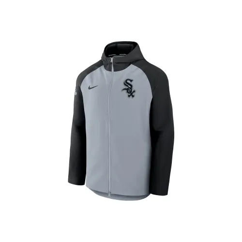 Nike x MLB Чикаго Белые SoxTherma Куртка Мужская Серого цвета