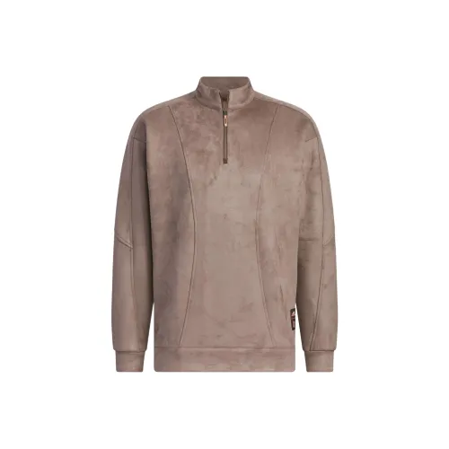 Adidas Wuji Series FW24 Wuji Suede Свитшот Мужской Коричневый