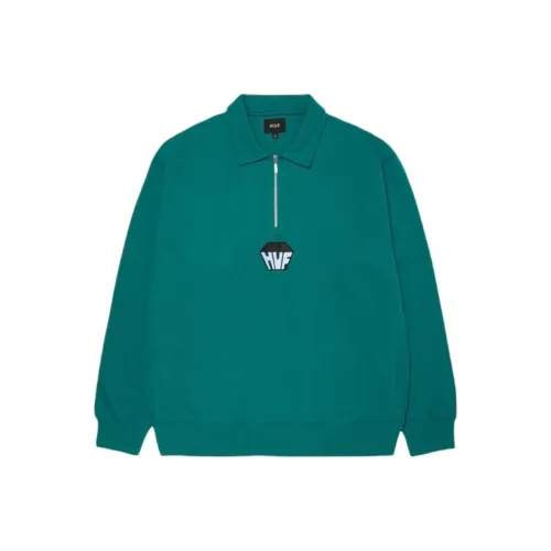 HUF SS25 Толстовка Унисекс Морской Зеленый