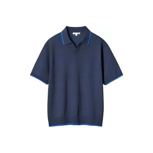 UNIQLO JW Anderson Co Branded Series Поло Мужское Темно-синий