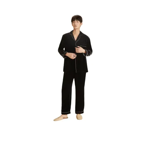 NAISI Пижамный комплект Мужской Классический Черный