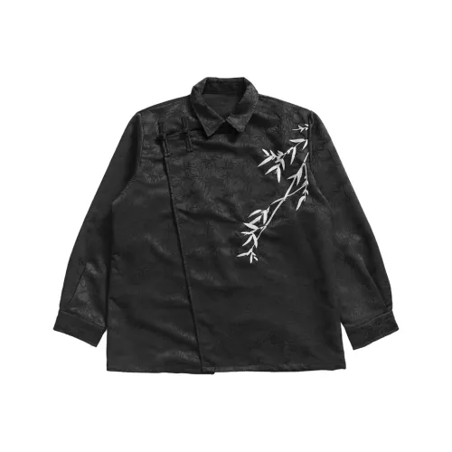 Pang Xiaochen Рубашка Мужская Черная