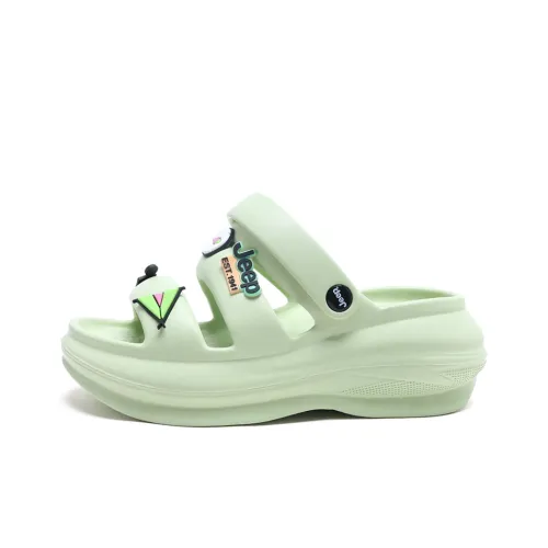 JEEP Пляжные сандалии Женские Светло-зеленый