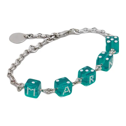 MARNI Смола Эмаль Brass Bracelets Женские Зеленый