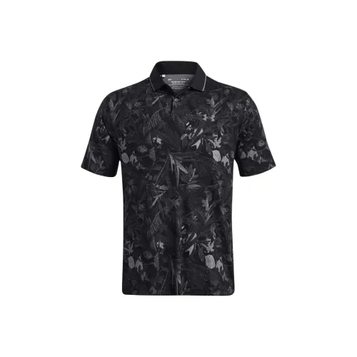 Under Armour Iso CHILL Черное Мужское Поло