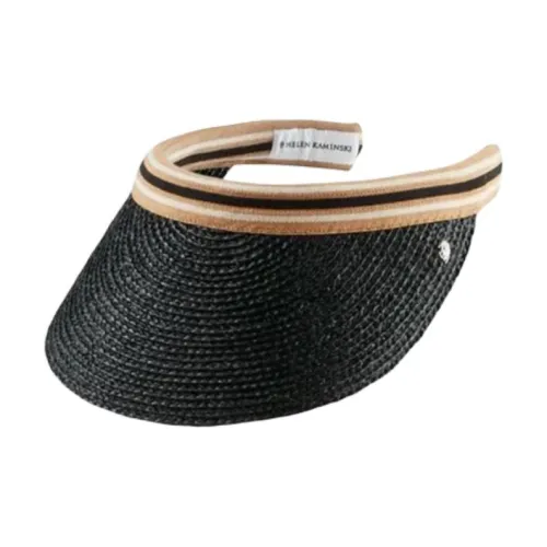 HELEN KAMINSKI Рафия Тканый Материал Шляпа от Солнца Унисекс Черный