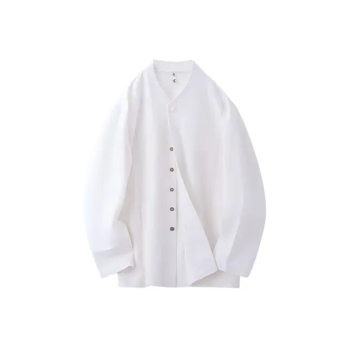 XUANSHENG Белые Мужские Рубашки