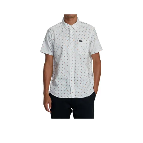 RVCA Винтажный Белый Мужские Рубашки