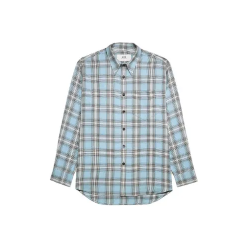 AMIPARIS Blue Men's Shirts AMIPARIS Синий Мужские Рубашки