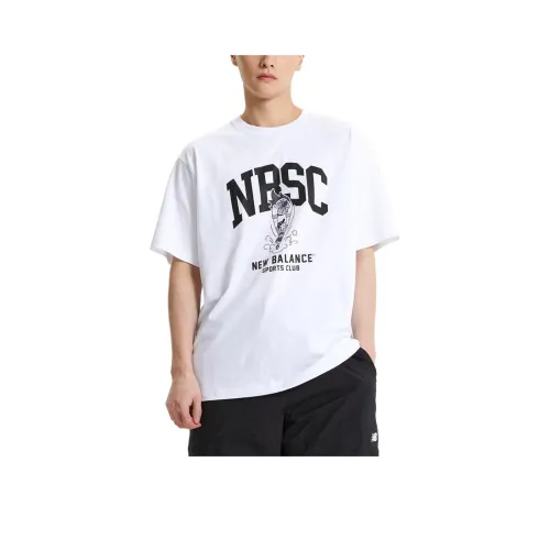 New Balance совместный бренд Uni nbsc T-рубашка мужская белая