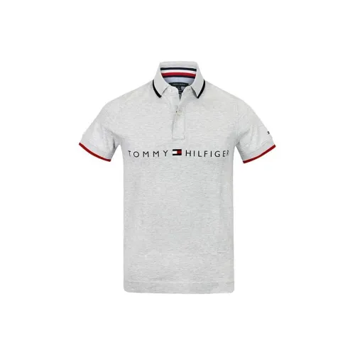 Tommy Hilfiger Light Gray Men's Polo