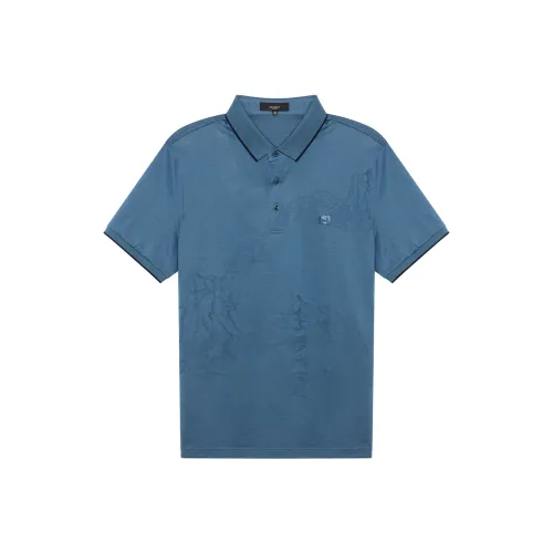 DIDIBOY Поло Мужское Темно-синий Синий Зеленый