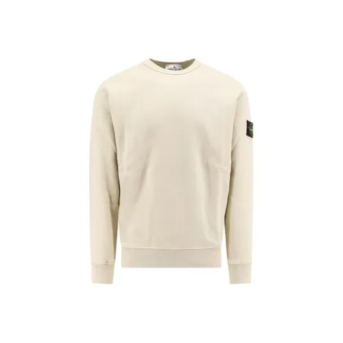 Stone Island Бежевый Мужской Свитшот