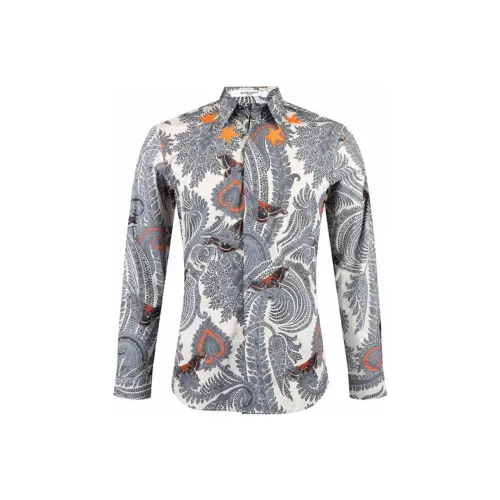 GIVENCHY Серые Мужские Рубашки