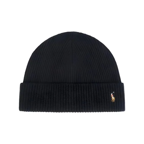 Polo Ralph Lauren Merino Wool Beanies Men's Black