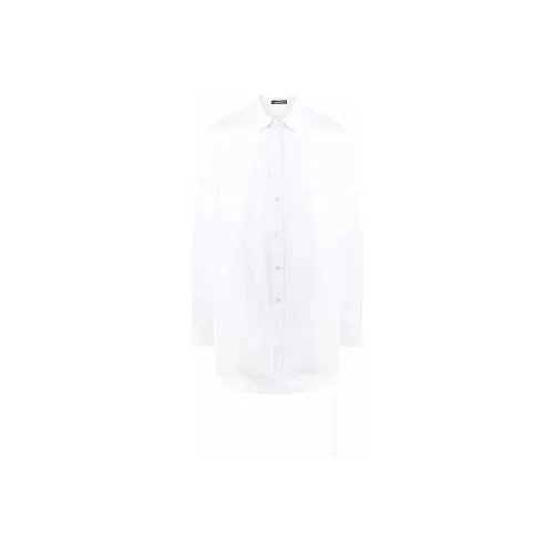 Ann Demeulemeester Белые Мужские Рубашки