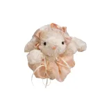 Розовая жемчужная повязка для волос и юбка