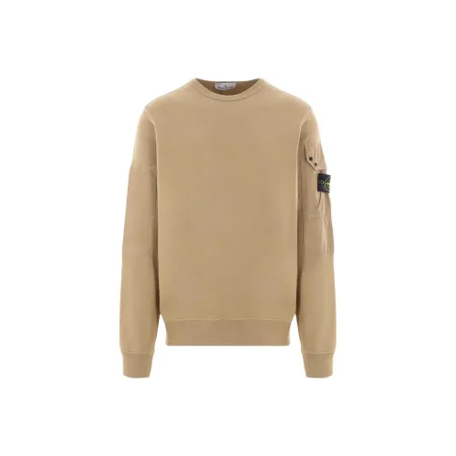 STONE ISLAND Свитшот Унисекс Коричневый
